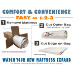 10 in. Memory Foam Mattress with Cooling Gel Beads