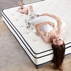 10 inch Gel Memory Foam Independent Bagged Spring Mattress in a Box