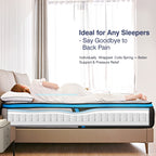 10 inch Hybrid Mattress Innerspring and Gel Memory Foam in a Box