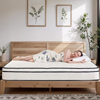 10 inch Medium Euro Top Gel Memory Foam Independent Bagged Spring Mattress in a Box