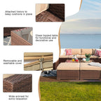 10-piece Wicker Sectional Sofa Set