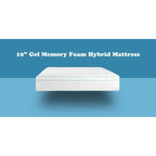 10-inch Cool Gel Memory Foam Innerspring Hybrid Mattress by BRN