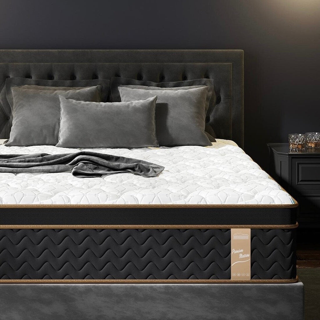 10 Twin Plush Hybrid Mattresses with Encased Coils&Gel Memory Foam,Fiberglass-Free,Motion Isolation-Edge Support