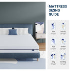 10'' Medium Gel Memory Foam Mattress in a Box with Detachable Cover