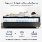 10'' Medium Pillow Top Hybrid Mattress