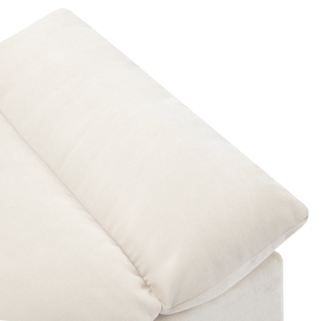 119.5 Large Polyester 3-seater Sofa with 2 Storage Units and Rubber Wood Legs for Living Room