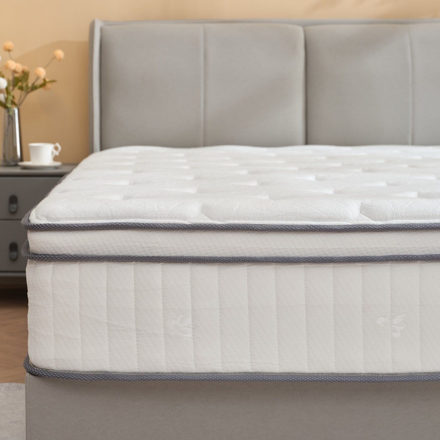 12 Inch Queen Size Mattress, Queen Hybrid Mattress, Pocketed Spring Memory Foam Mattress, Low Motion Transfer Mattress in A Box