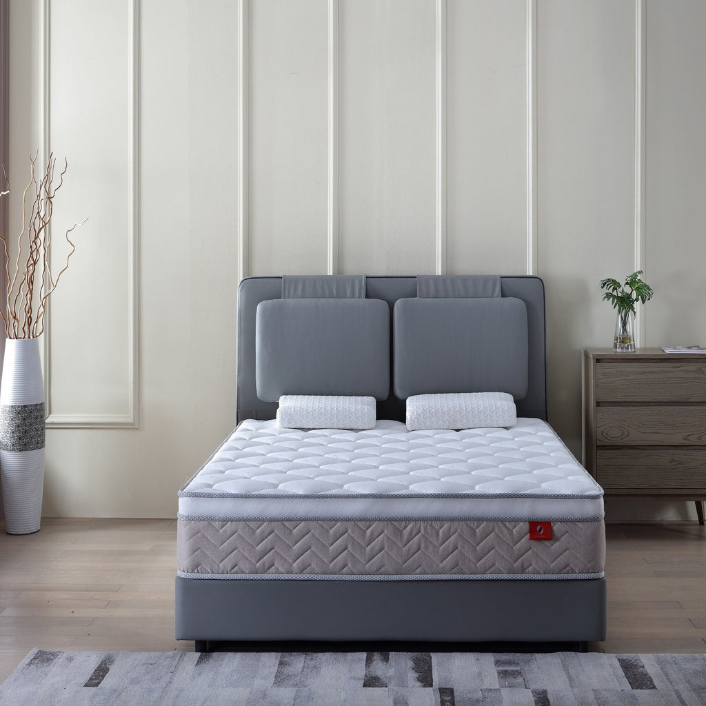 12 Inch Hybrid Mattress In A Box,Individual Pocket Coil, Medium Firm, Memory Foam Mattress