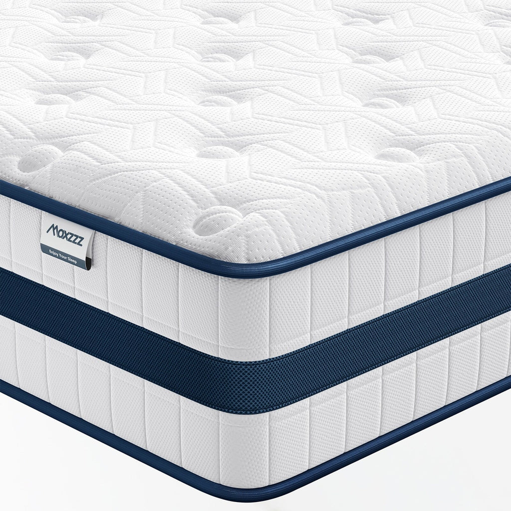 12 Inch King Hybrid Mattress in Box Cooling Memory Foam Pocket Coils Motion Isolation Luxury