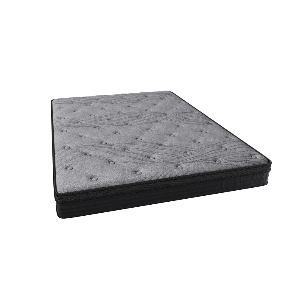 12 Inch Soft-Medium Firm Mattress with Pocket Coils,560 Individually Wrapped Coils,Minimized Motion Transfer,Mattress in a Box