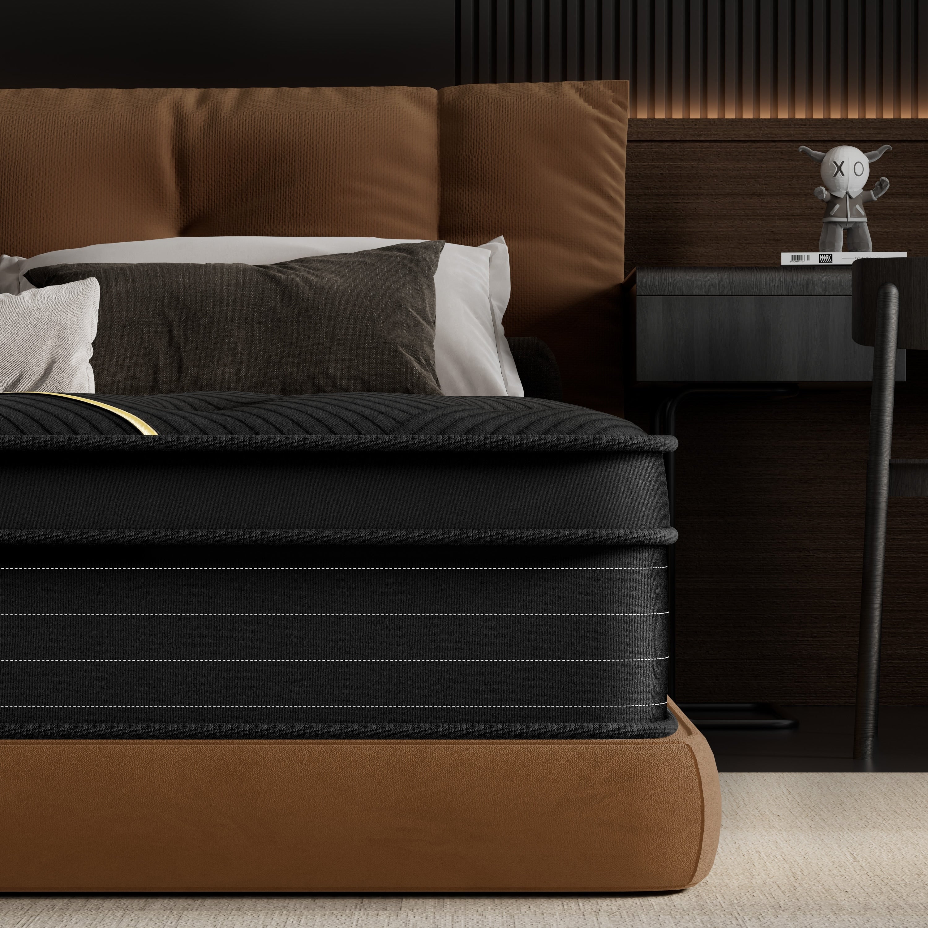 12-inch Medium Gel Memory Foam Mattress with Pocket Spring Hybrid Mattress