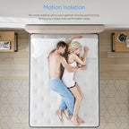 12 in Hybrid Mattress in a Box with Gel Memory Foam, Back Pain Relief & Cooling, Medium Firm Support
