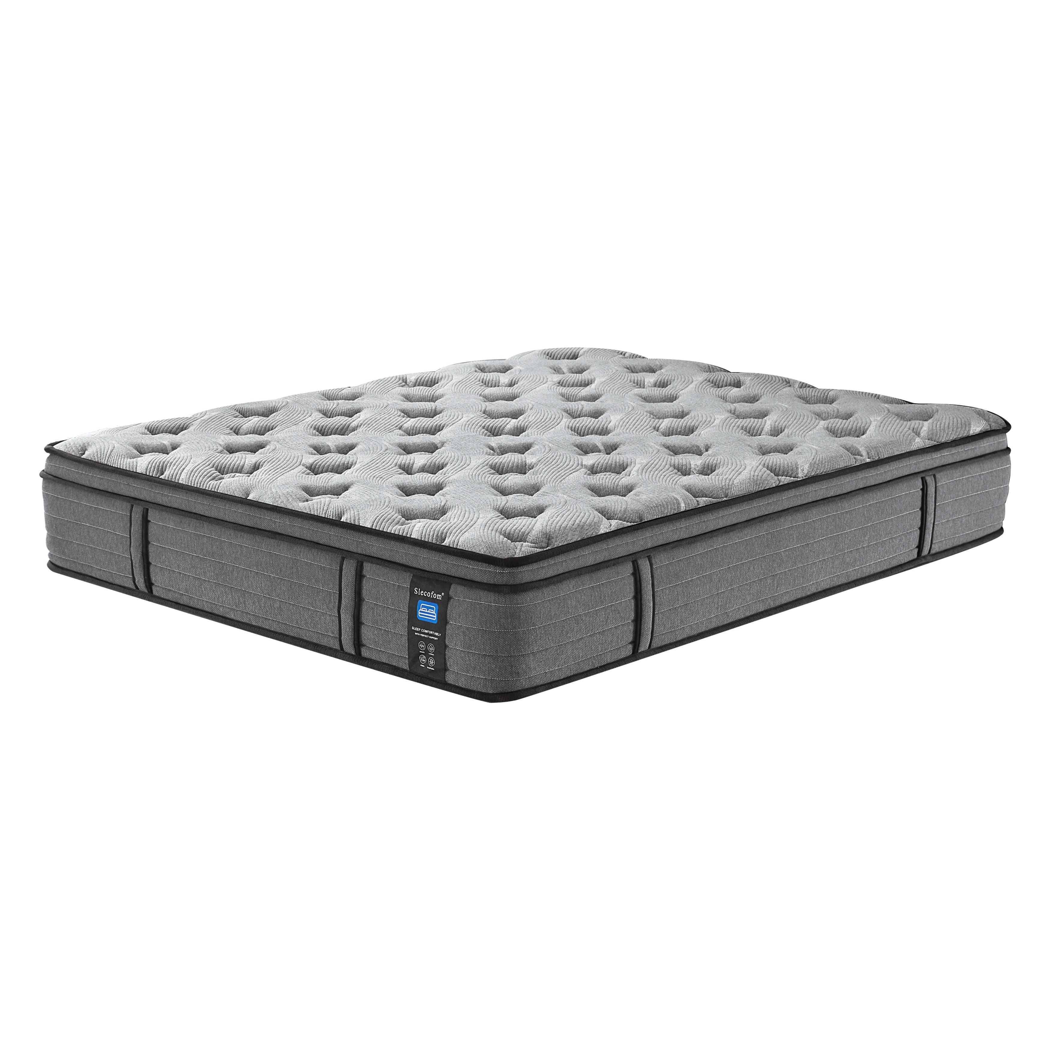 12-inch Euro Top Medium Hybrid Mattress, Memory Foam Mattress in a Box