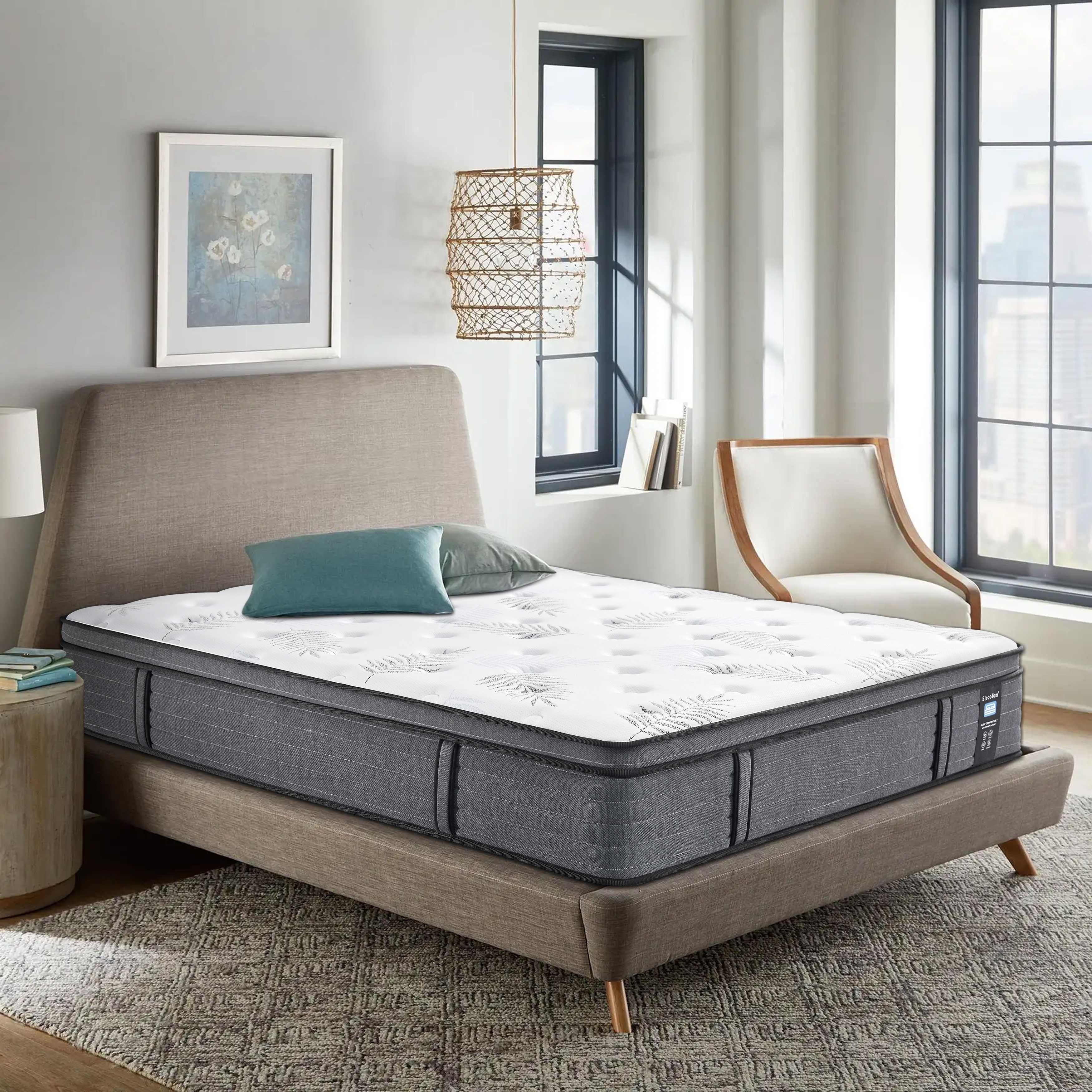 12-inch Firm Euro Top Gel Memory Foam Hybrid Mattress in a Box