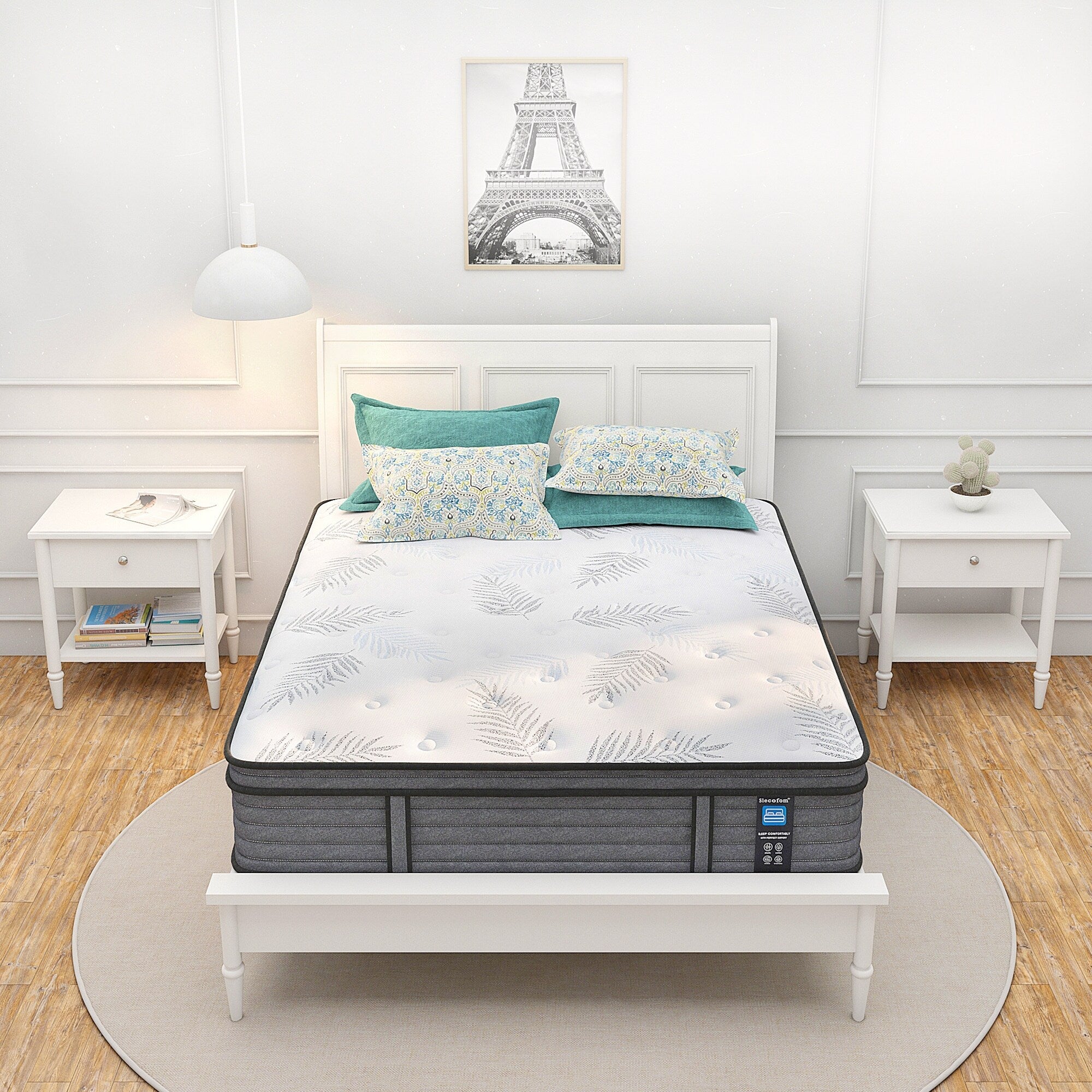 12-inch Firm Euro Top Gel Memory Foam Hybrid Mattress in a Box