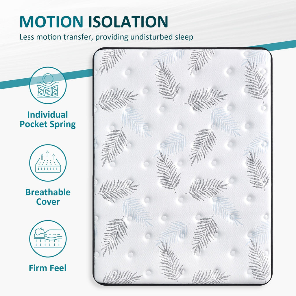 12-inch Firm Euro Top Gel Memory Foam Hybrid Mattress in a Box