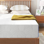 12 inch Foam and Spring Hybrid Mattress, Medium Firm Feel Durable Support Mattress Bed in a Box