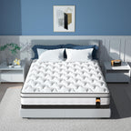 12 inch King Hybrid Mattress in a Box,Cooling Gel Infused Memory Foam and Pocket Spring Mattress,Medium Firm,76x80inches