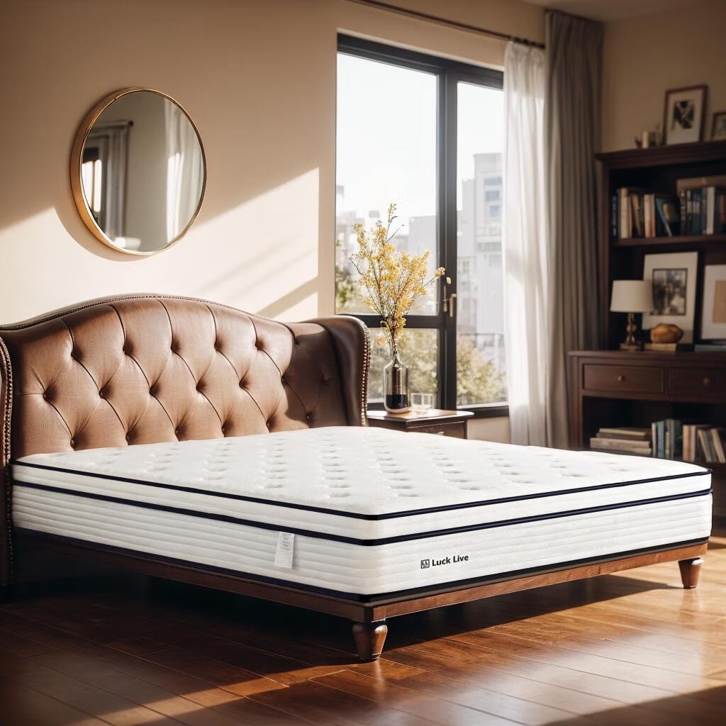12 inch Medium Euro Top Gel Memory Foam Independent Bagged Spring Mattress in a Box