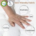 12 inch Medium Euro Top Memory Foam Hybrid Twin Mattress in a Box