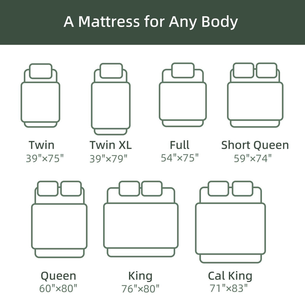 12-inch Memory Foam Mattress Hybrid Bed Mattress in a Box