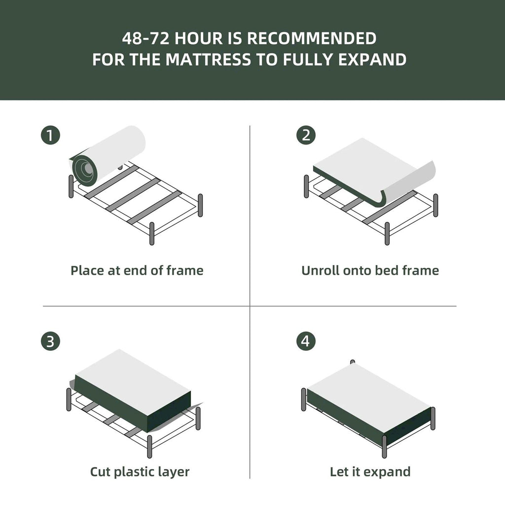 12-inch Memory Foam Mattress Hybrid Bed Mattress in a Box