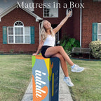 12 inch Memory Foam Mattress, Cooling Gel Green Tea Mattress Bed in a Box, CertiPUR-US Certified