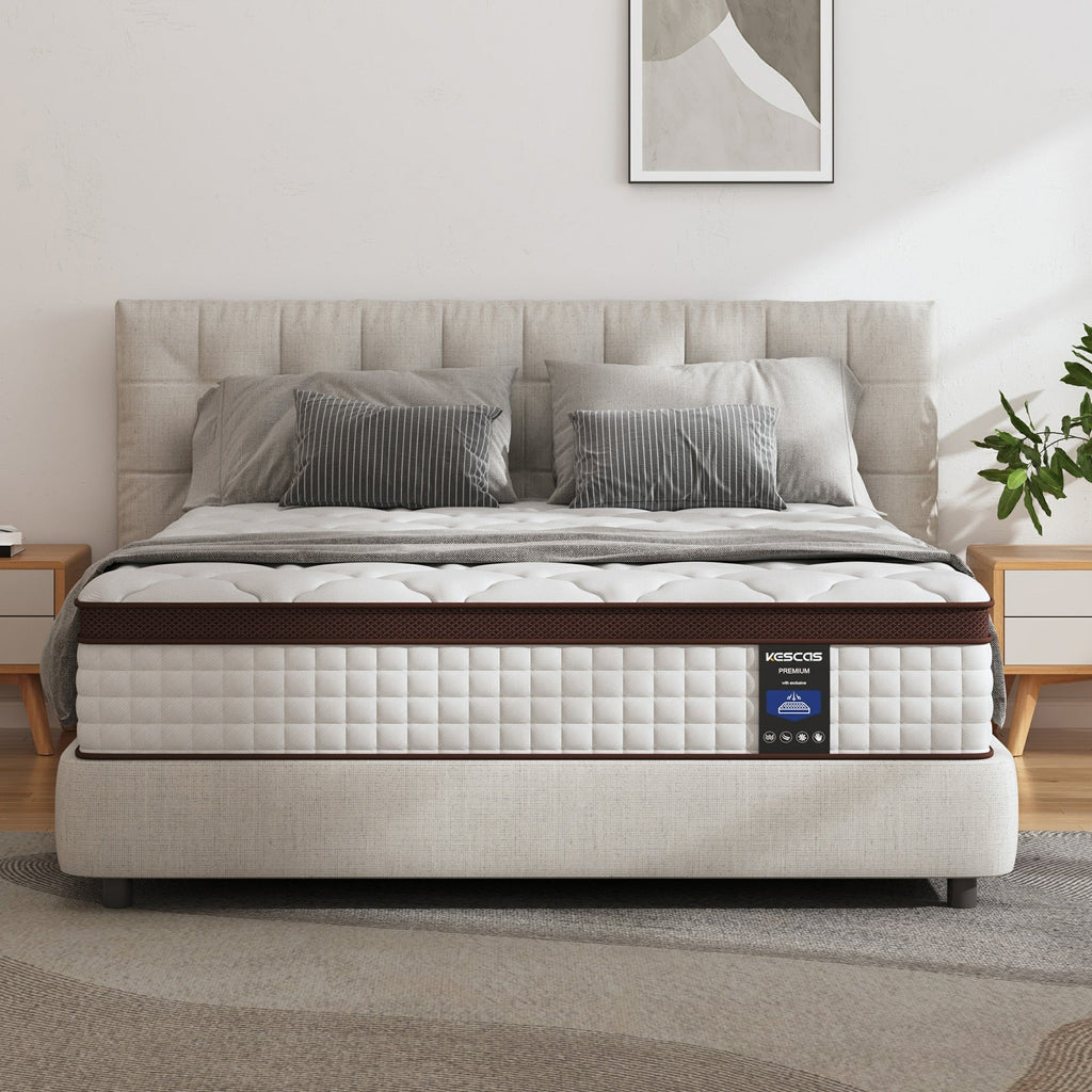 12-inch Memory Foam Medium Firm Innerspring Mattress,Full Queen King Size Optional