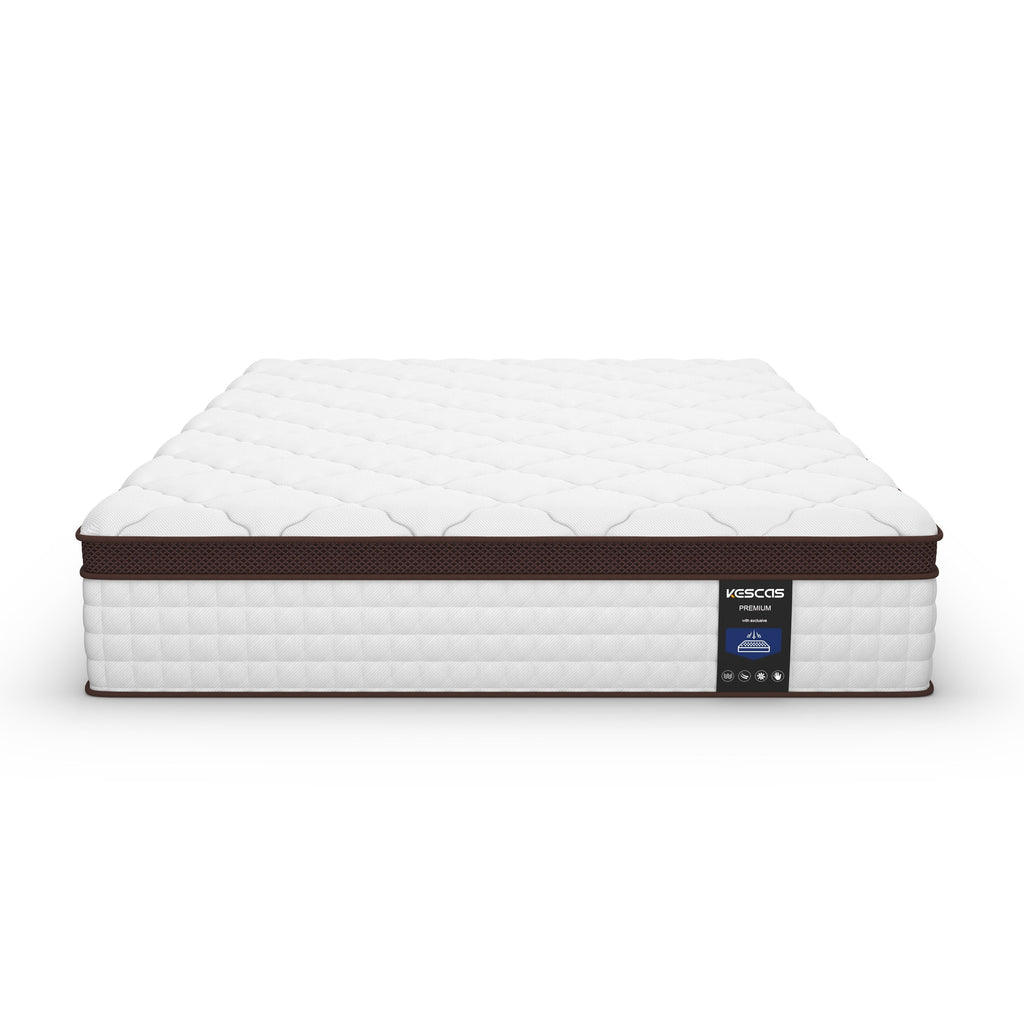 12-inch Memory Foam Medium Firm Innerspring Mattress,Full Queen King Size Optional
