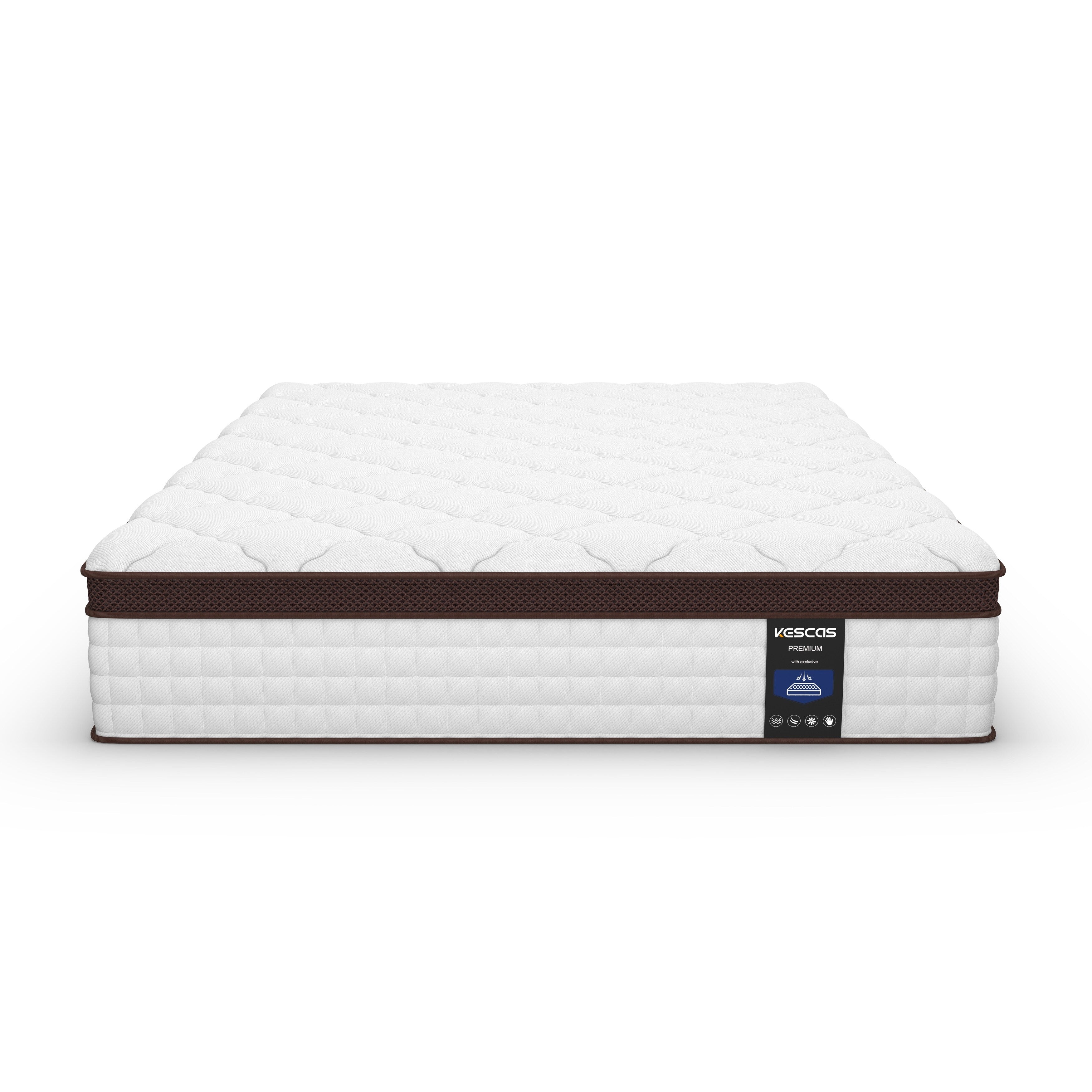 12-inch Memory Foam Medium Firm Innerspring Mattress,Full Queen King Size Optional