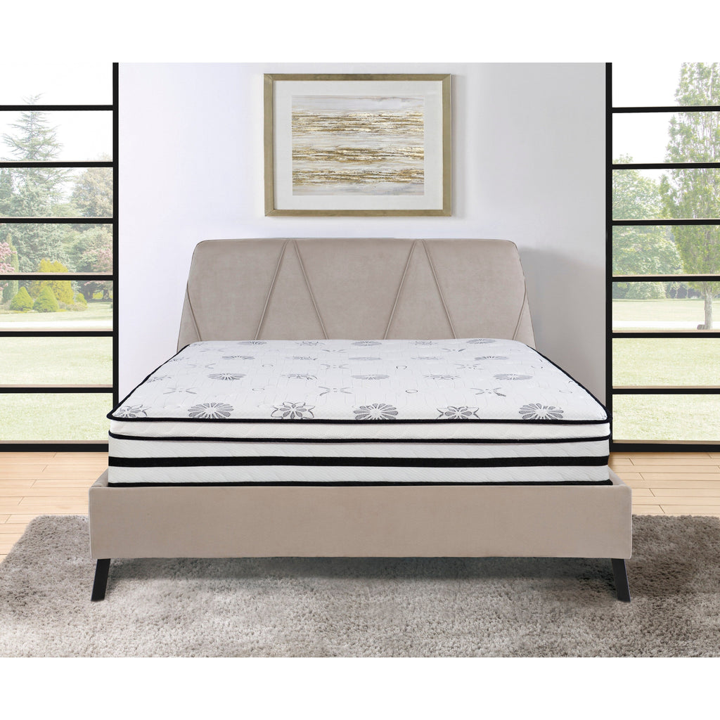 12 Highly Breathable Quilted Cover Hybrid Mattress in a Box