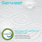 12 Hybrid Memory Foam and Pocket Spring Mattress, Mattress in a Box