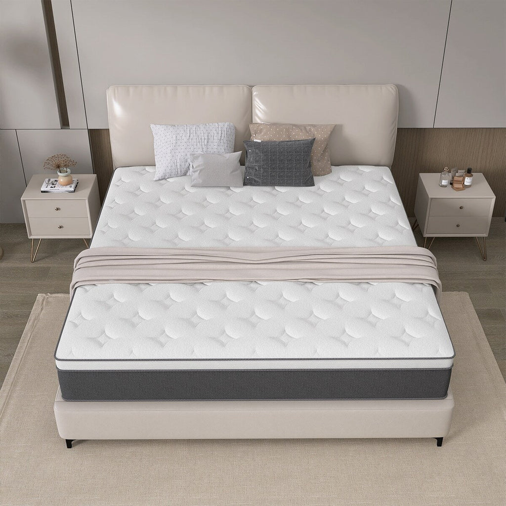 12 Hybrid of Cooling Gel Infused Memory Foam and Coils Mattress