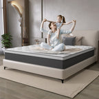 12 Hybrid of Cooling Gel Infused Memory Foam and Coils Mattress