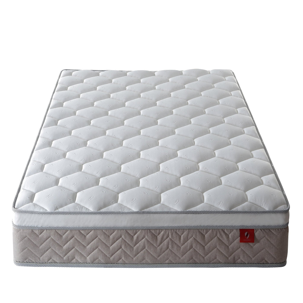 12 Mattress CertiPUR-US Certified Hybrid Memory Foam Pocket Spring Mattresses