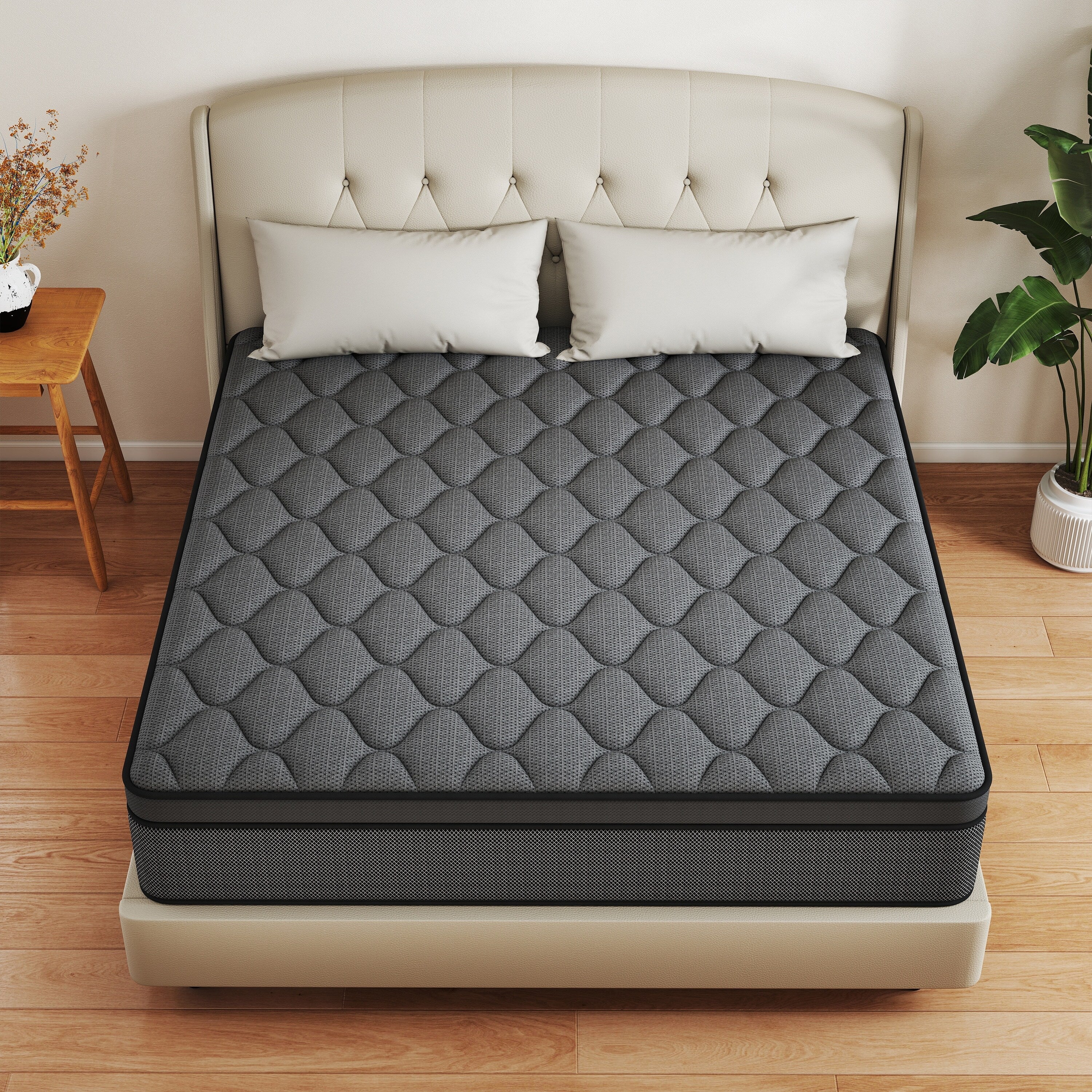 12 Medium Memory Foam Hybrid Mattress in a Box
