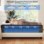 12 Medium Memory Foam Hybrid Mattress in a Box