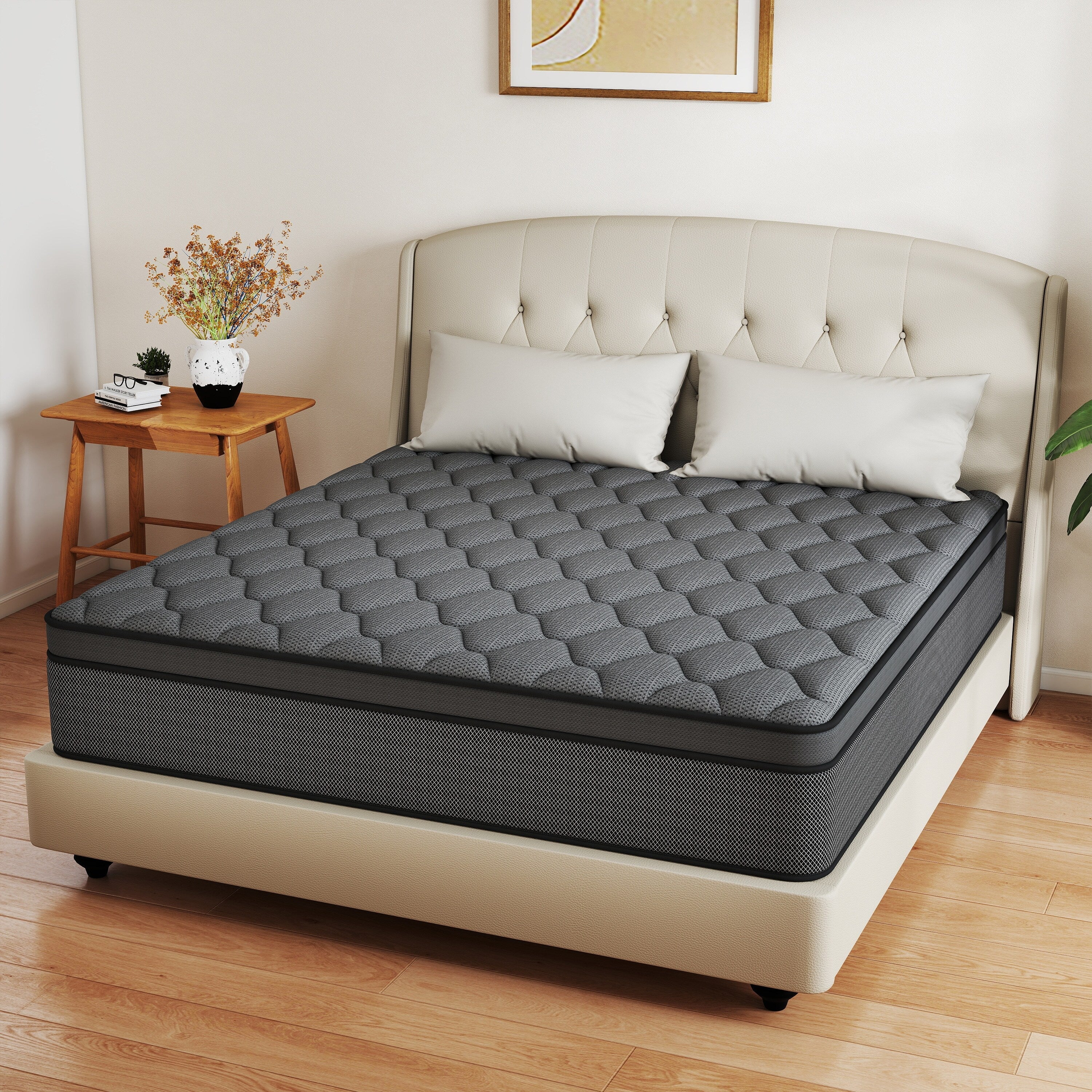 12 Medium Memory Foam Hybrid Mattress in a Box