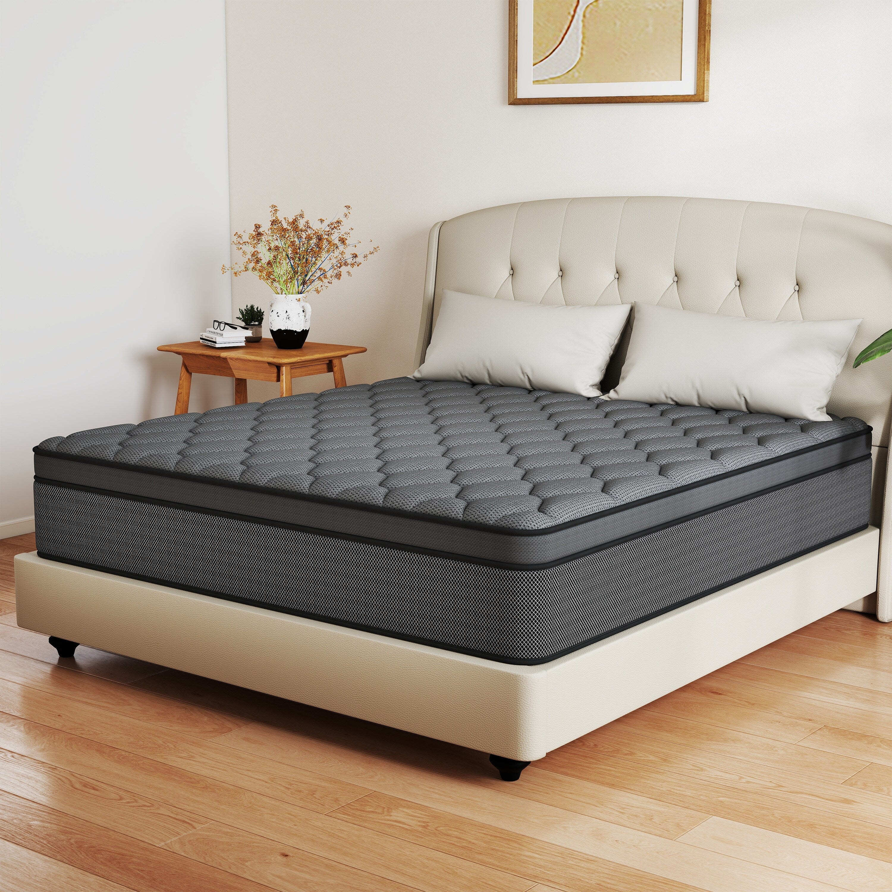 12 Medium Memory Foam Hybrid Mattress in a Box