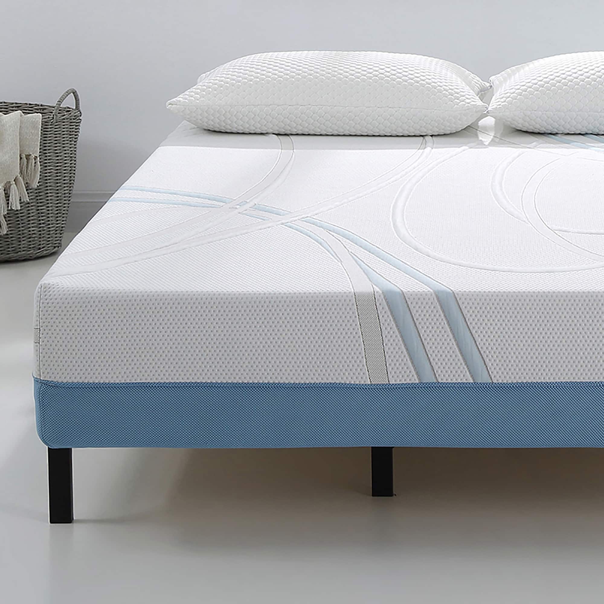 12 Modern Comfortable Charcogel Memory Foam Mattress