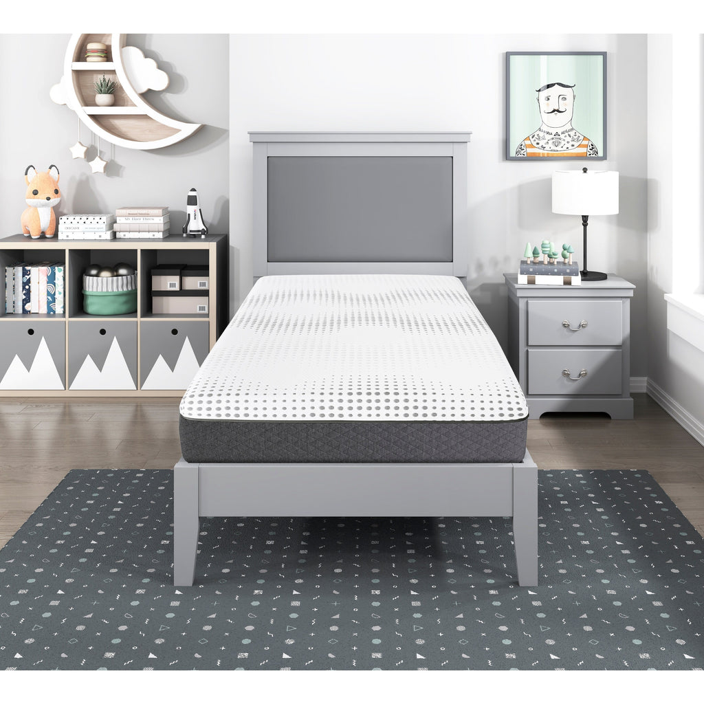 12 Plush Foam Pocket Coils Mattress, Green Tea Gel-Infused Memory Foam Hybrid Mattress in a Box