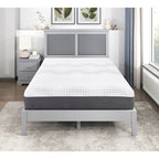 12 Plush Foam Pocket Coils Mattress, Green Tea Gel-Infused Memory Foam Hybrid Mattress in a Box