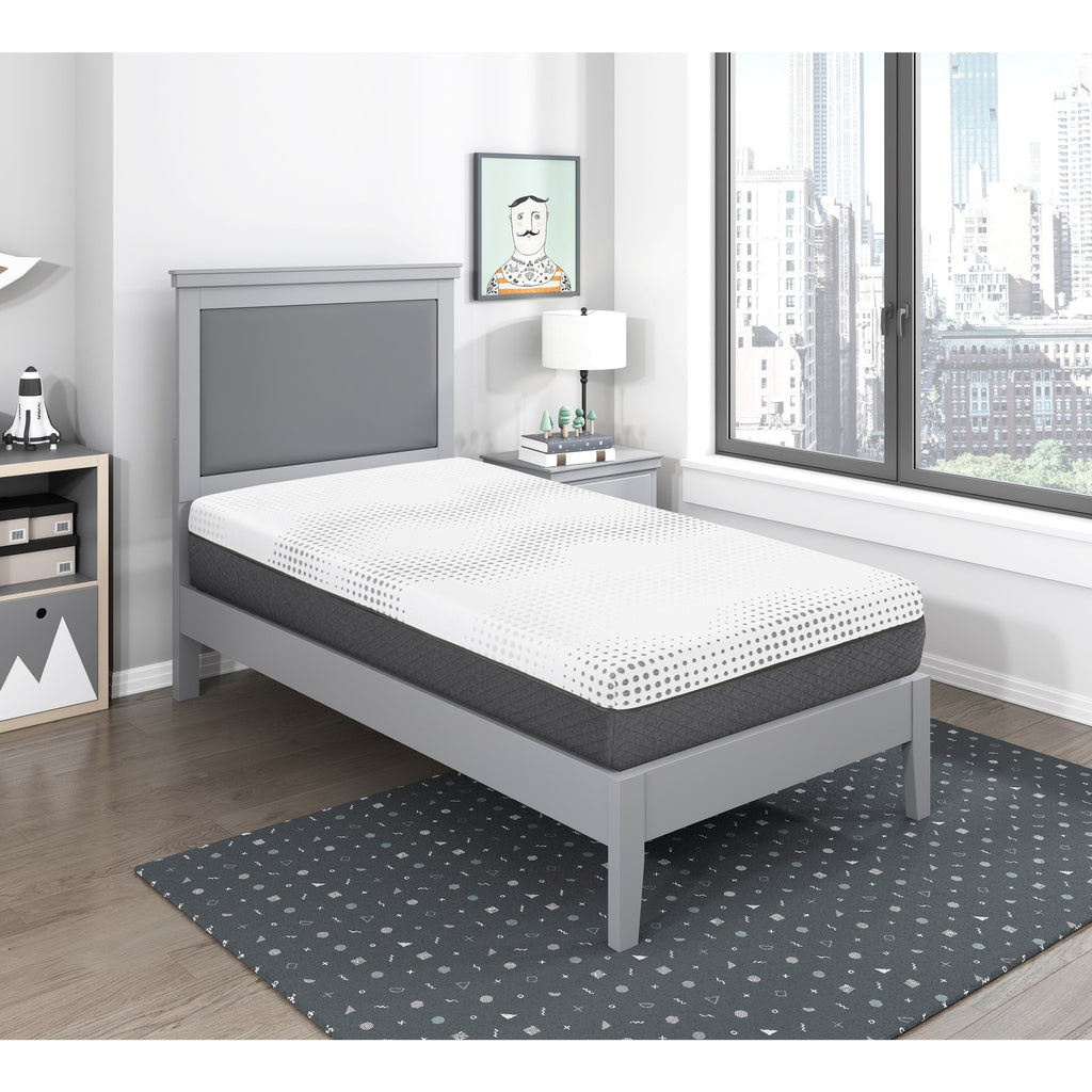 12 Plush Foam Pocket Coils Mattress, Green Tea Gel-Infused Memory Foam Hybrid Mattress in a Box