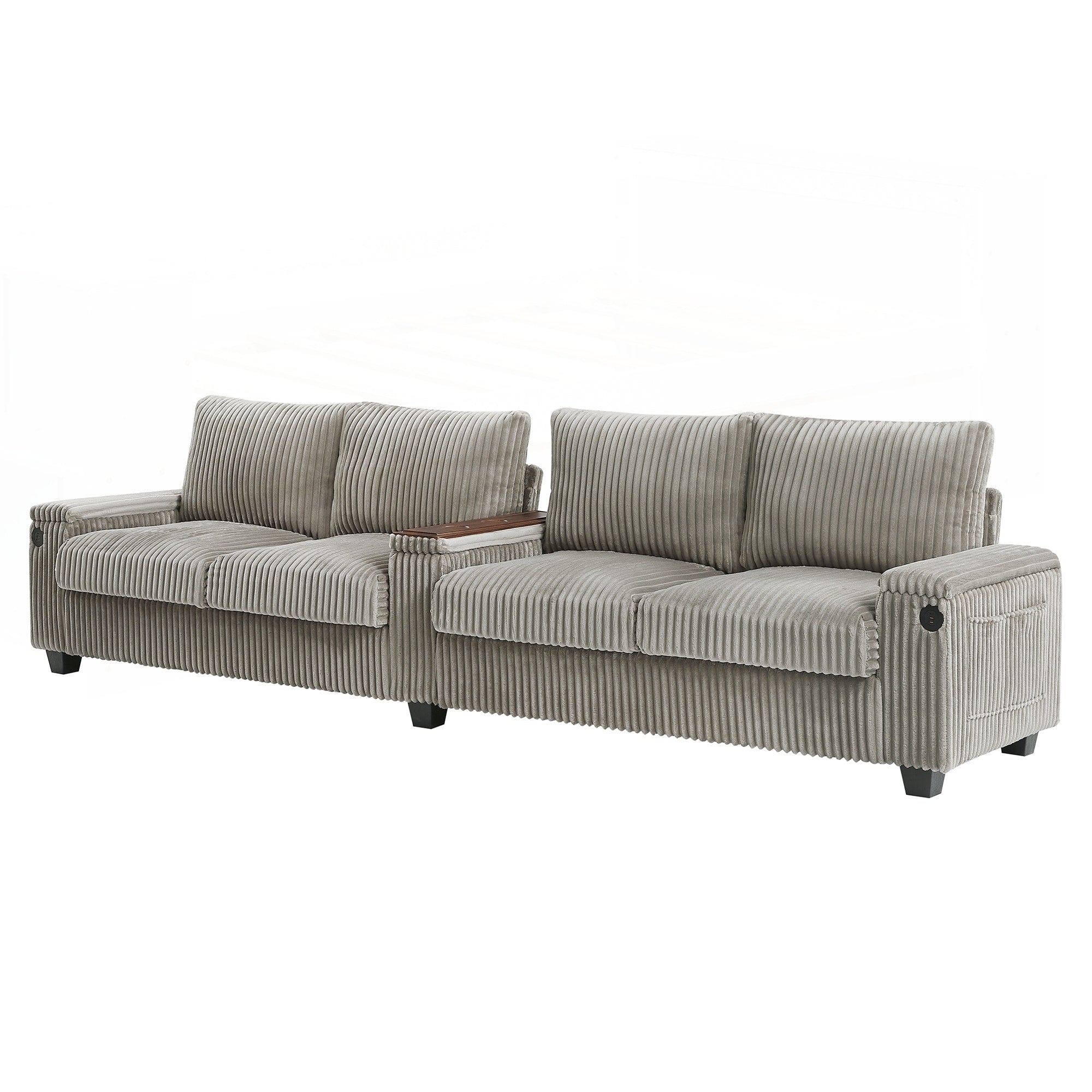 133inch 4-seater Corduroy Sofa Couch