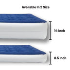 14-Inch Durable Air Mattress with Comfort Coil Technology and High Capacity Pump, good for Camping, Home and Portable Travel.