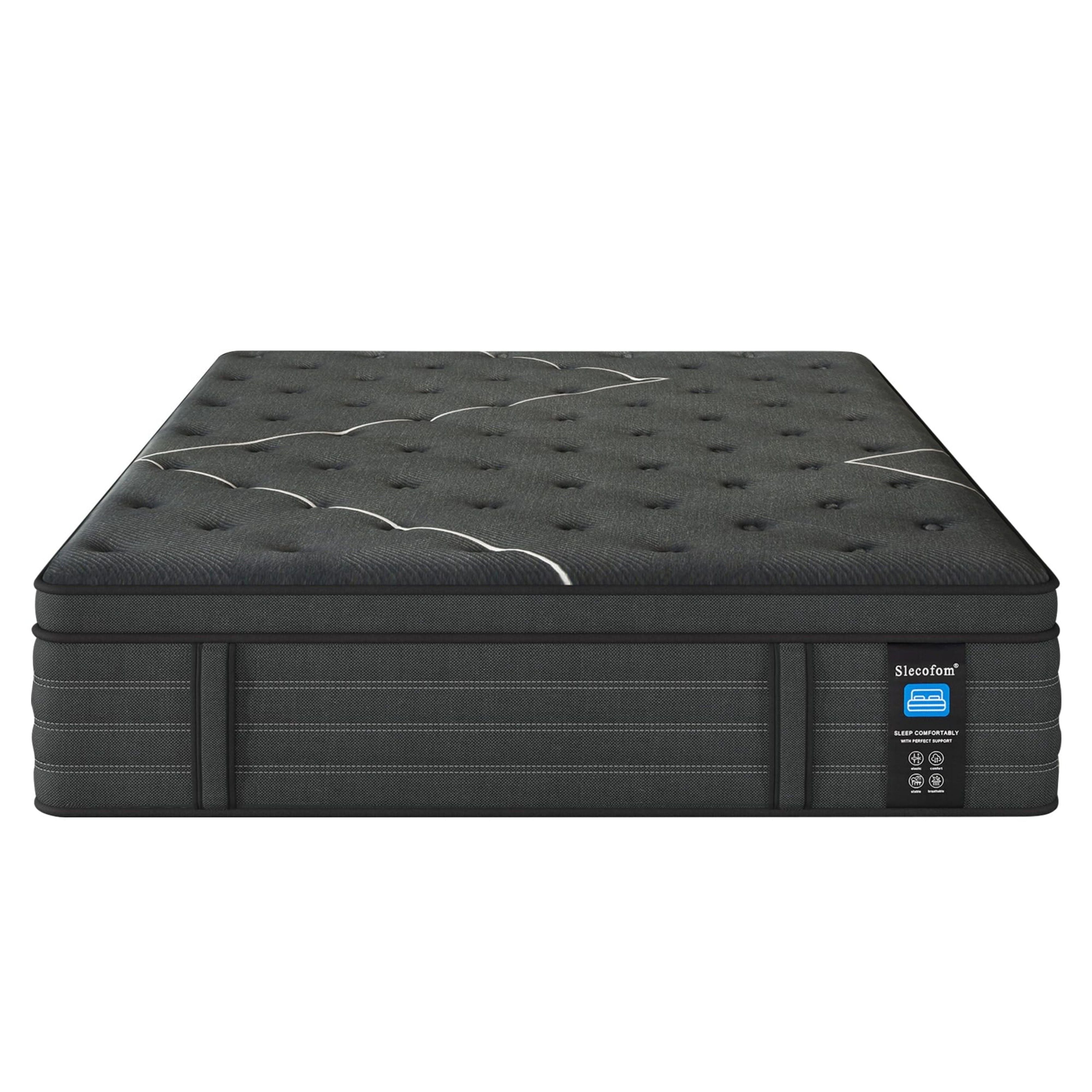14 Inch Extra Firm Cooling Hybrid Mattress in a Box with Motion Isolation