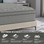 14 Inch Hybrid Mattress in a Box with Gel Memory Foam