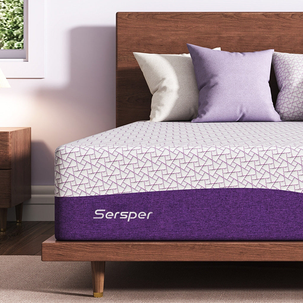 14 Inch Medium Firm Copper Gel Memory Foam Mattress for Back & Pressure Relief - CertiPUR-US Certified