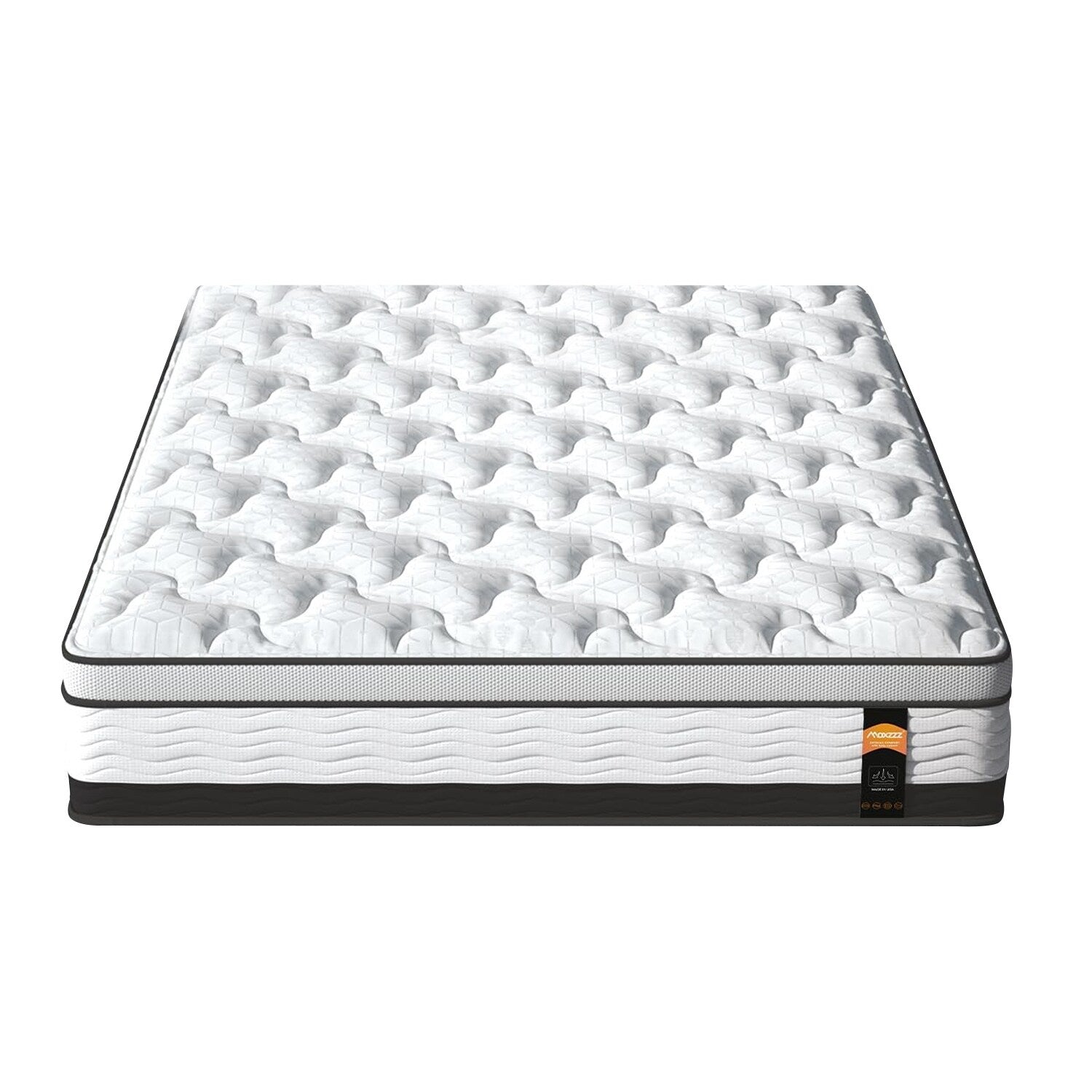 14 inch King Hybrid Mattress in a Box, Cooling Gel Infused Memory Foam and Pocket Spring Mattress, Medium Firm, 76 x 80 inches