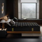14-inch Plush Gel Memory Foam Mattress with Pocket Spring Hybrid Mattress